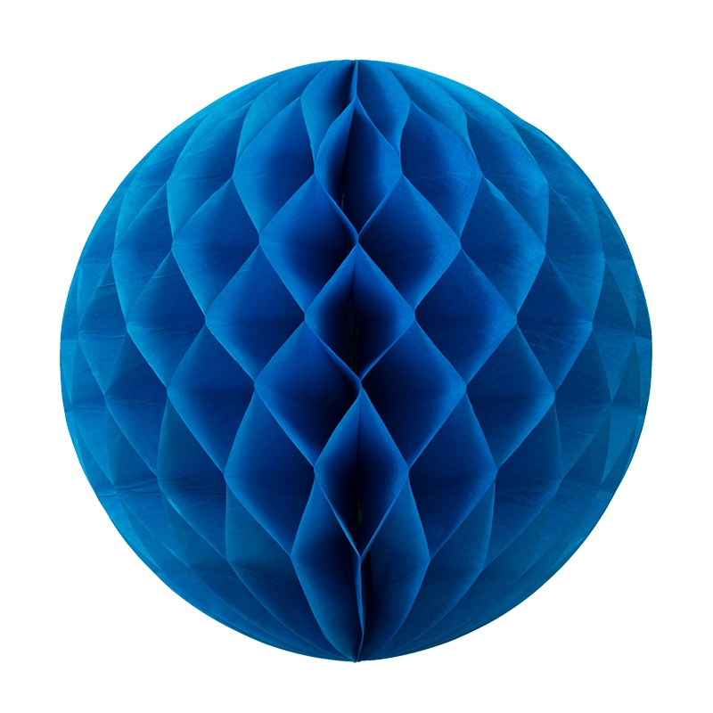 FS  Honeycomb Ball True Blue  25cm 1 pk (D)