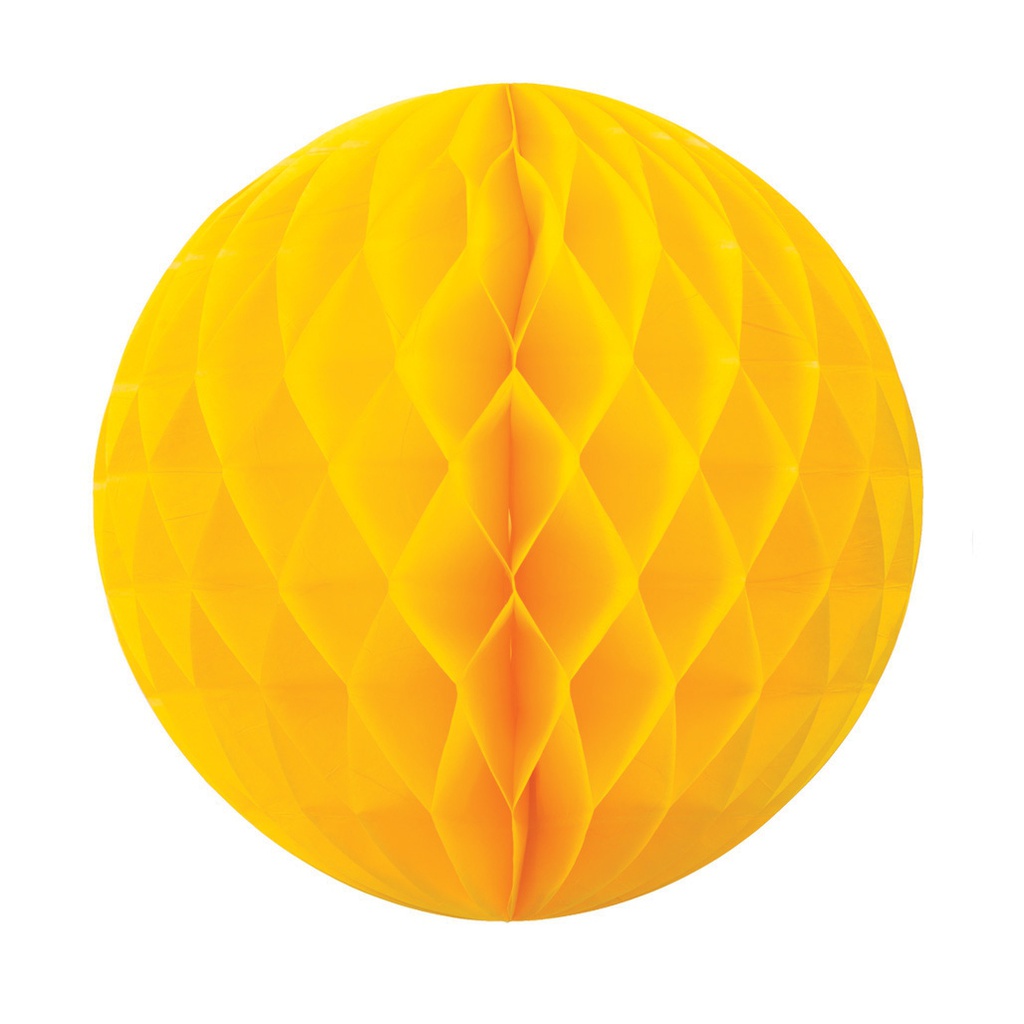 FS  Honeycomb Ball Yellow  25cm 1 pk (D)