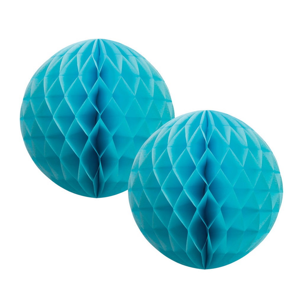 FS  Honeycomb Ball Pastel Blue  15cm 2 pk