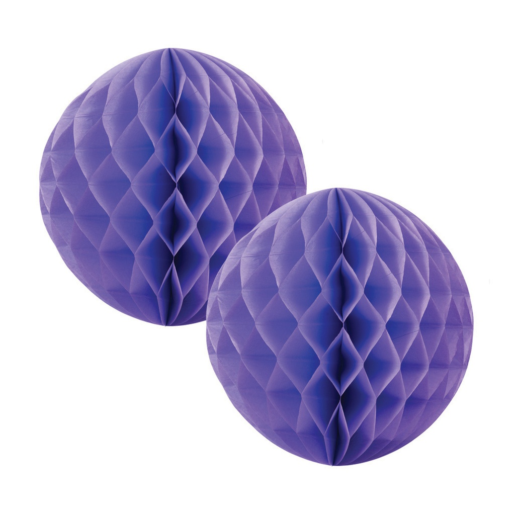 FS  Honeycomb Ball Lilac  15cm 2 pk