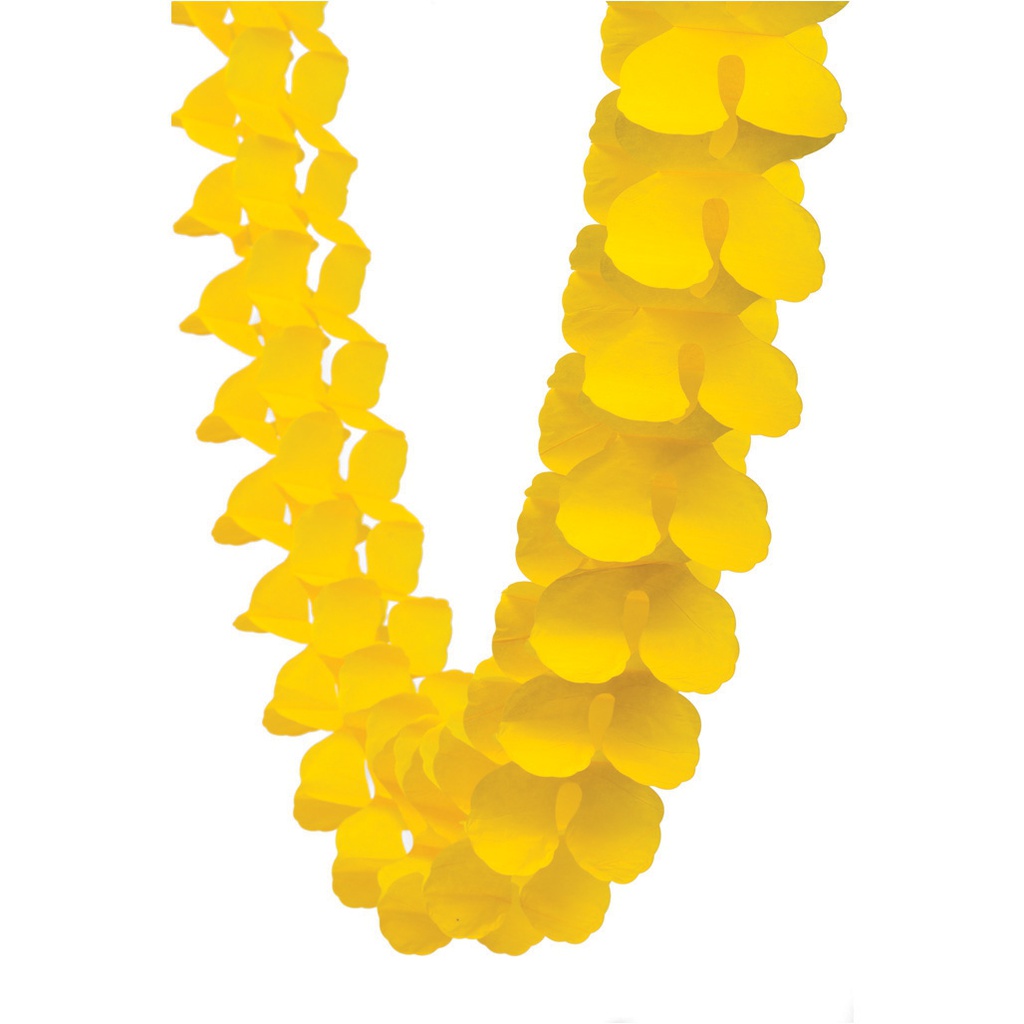 FS  Honeycomb Garland Yellow 4m 1 pk