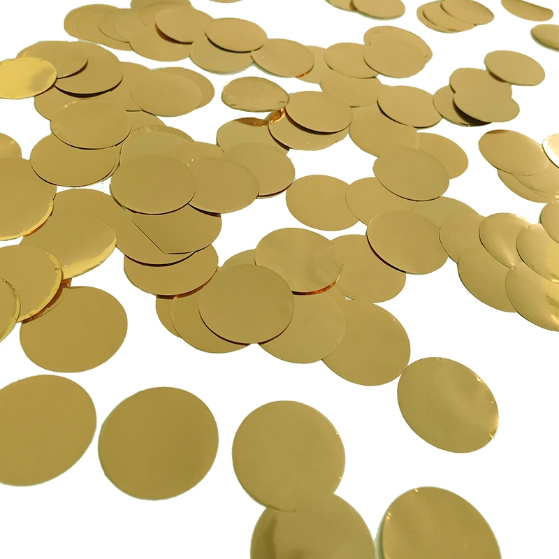 FS Round Foil Confetti Gold 15g
