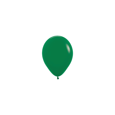 Fashion Forest Green 12cm Round Balloon 100pk