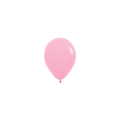 Fashion Pink 12cm Round Balloon 100pk