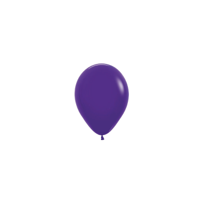 Fashion Purple 12cm Round Balloon 100pk