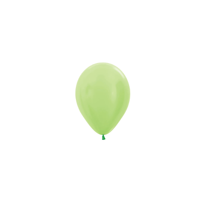 Pearl Lime Green 12cm Round Balloon 100pk