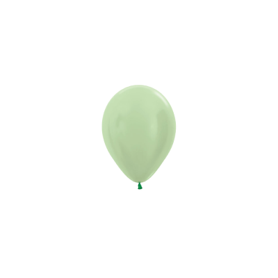 Pearl Green 12cm Round Balloon 100pk