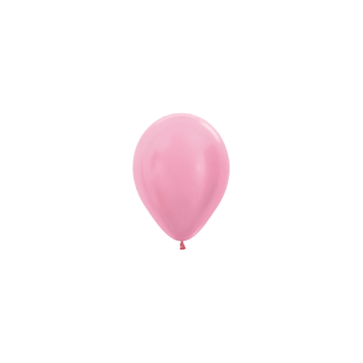 Pearl Pink 12cm Round Balloon 100pk