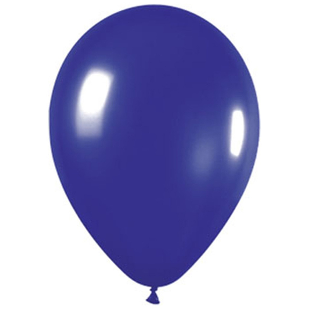 Fashion Royal Blue 30cm Round Balloon 100pk