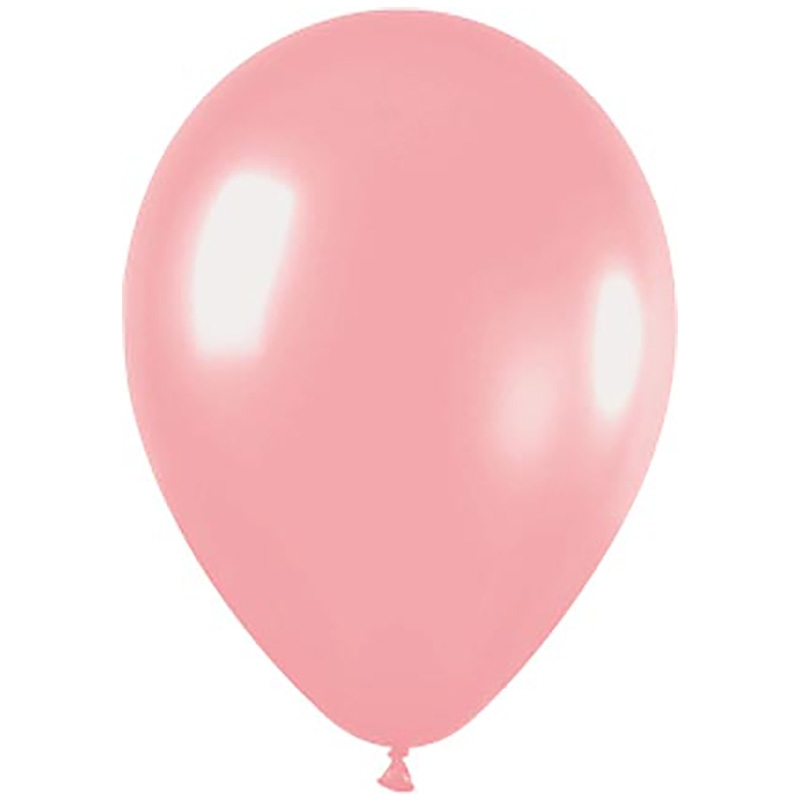 Pearl Pink 30cm Round Balloon 100pk