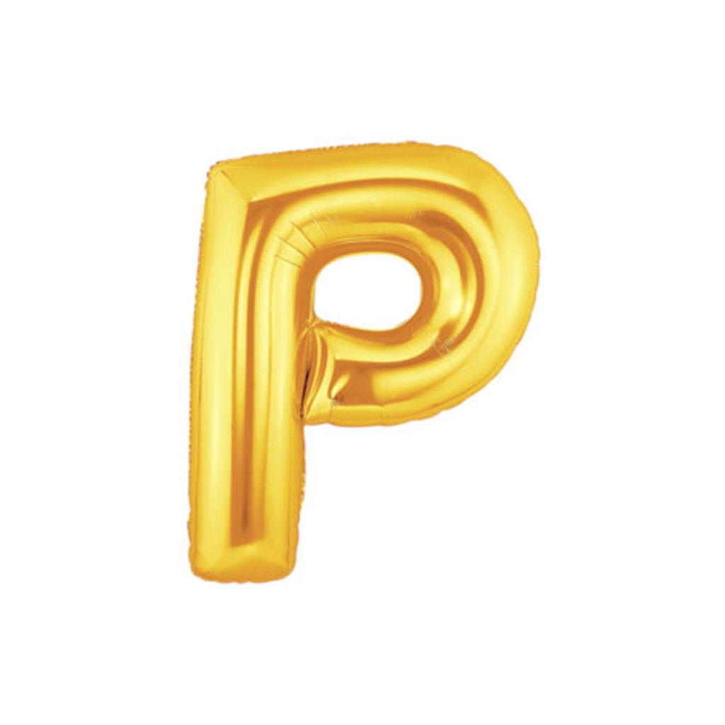 M/Loon Mini P Gold Foil Balloon 7&quot; 1pk