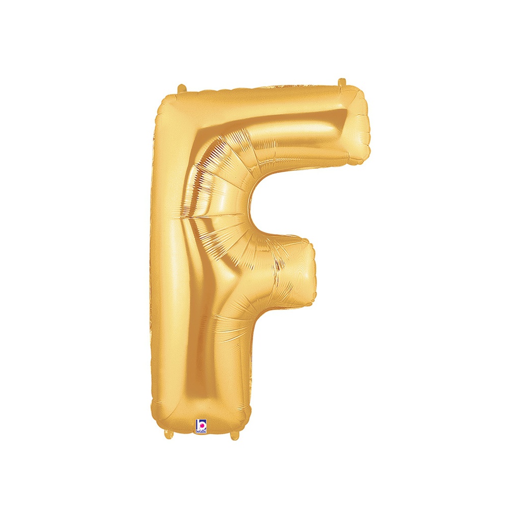 M/Loon Jnr F Gold Foil Balloon 14&quot; 1pk