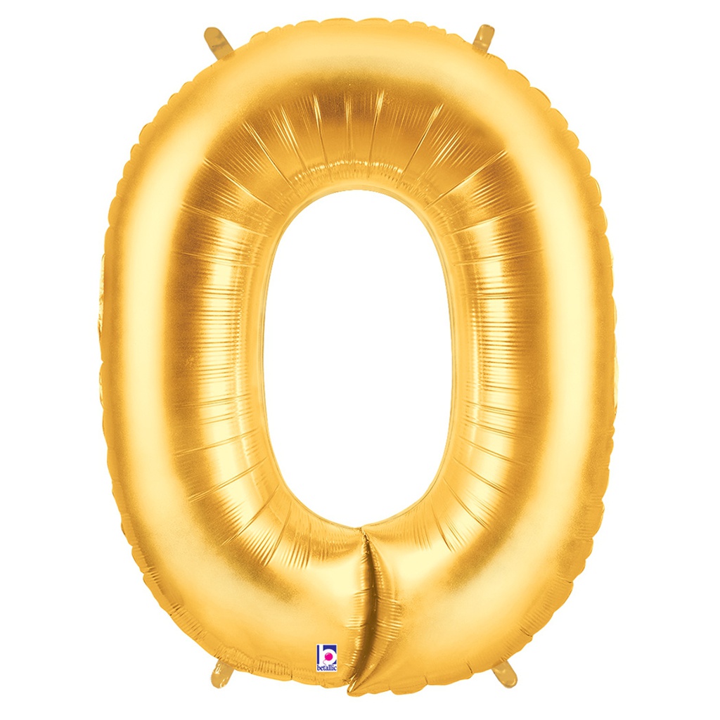 Megaloon O Gold Foil Balloon 40&quot; 1pk