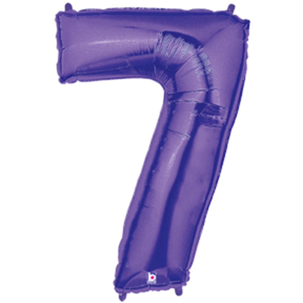 Megaloon 7 Purple Foil 40&quot; 1pk (D)
