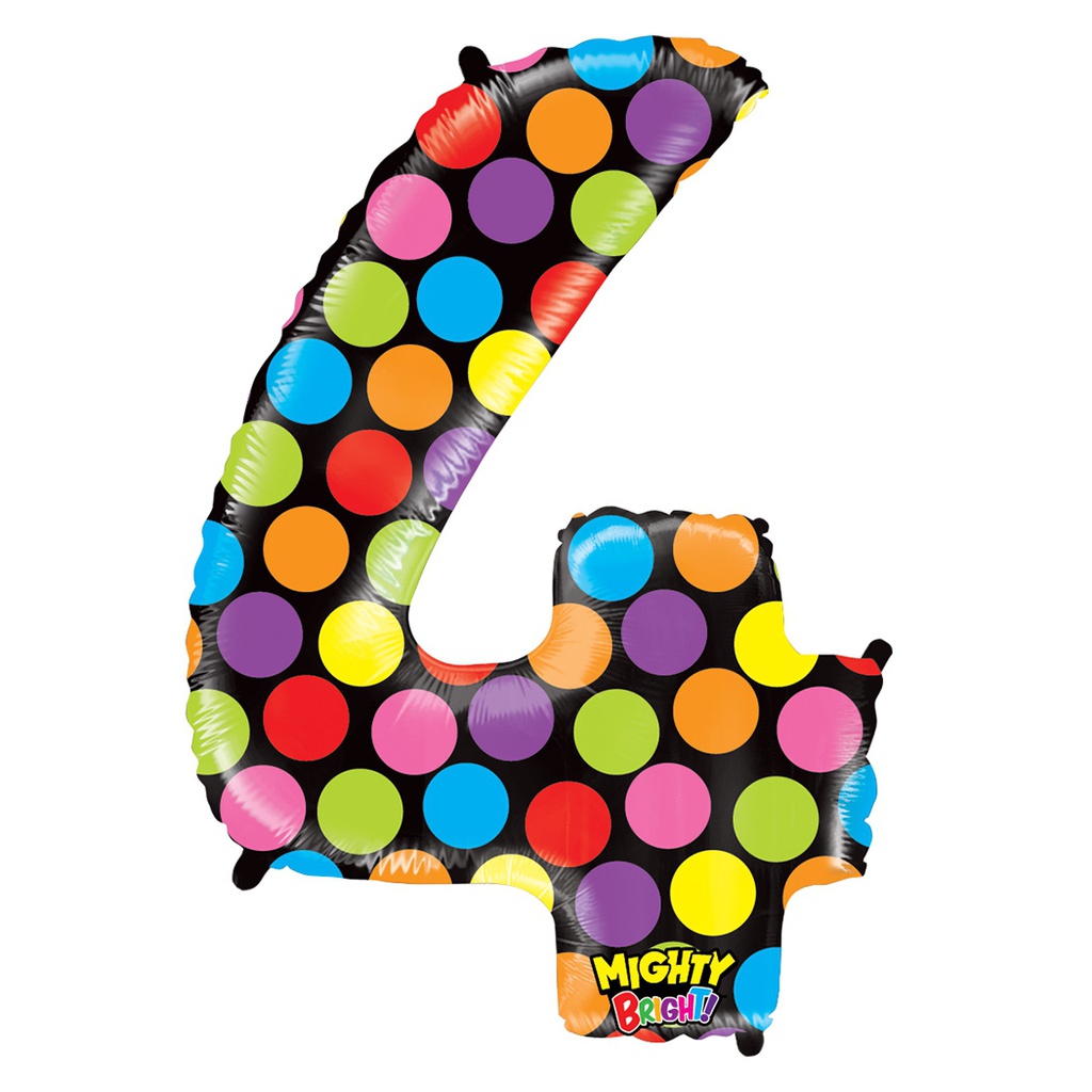Megaloon MightyBright 4 Foil Balloon 40&quot; 1pk