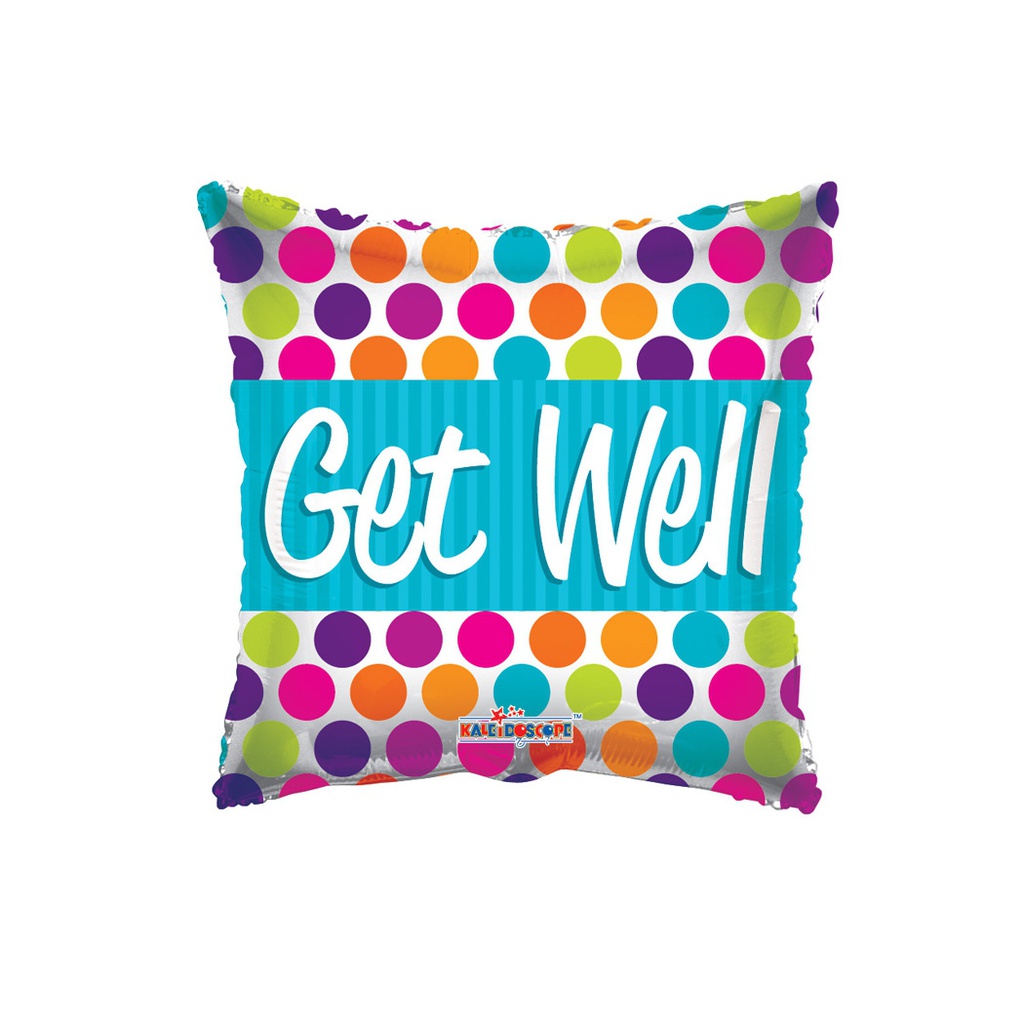 Get Well Dots 18/45cm Square