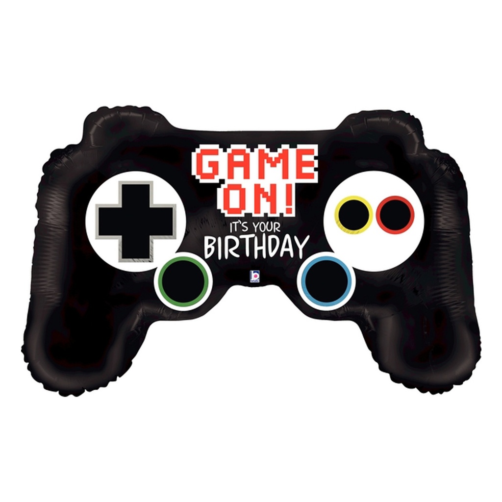 Game Controller Birthday Shape Foil 36&quot; 1pk