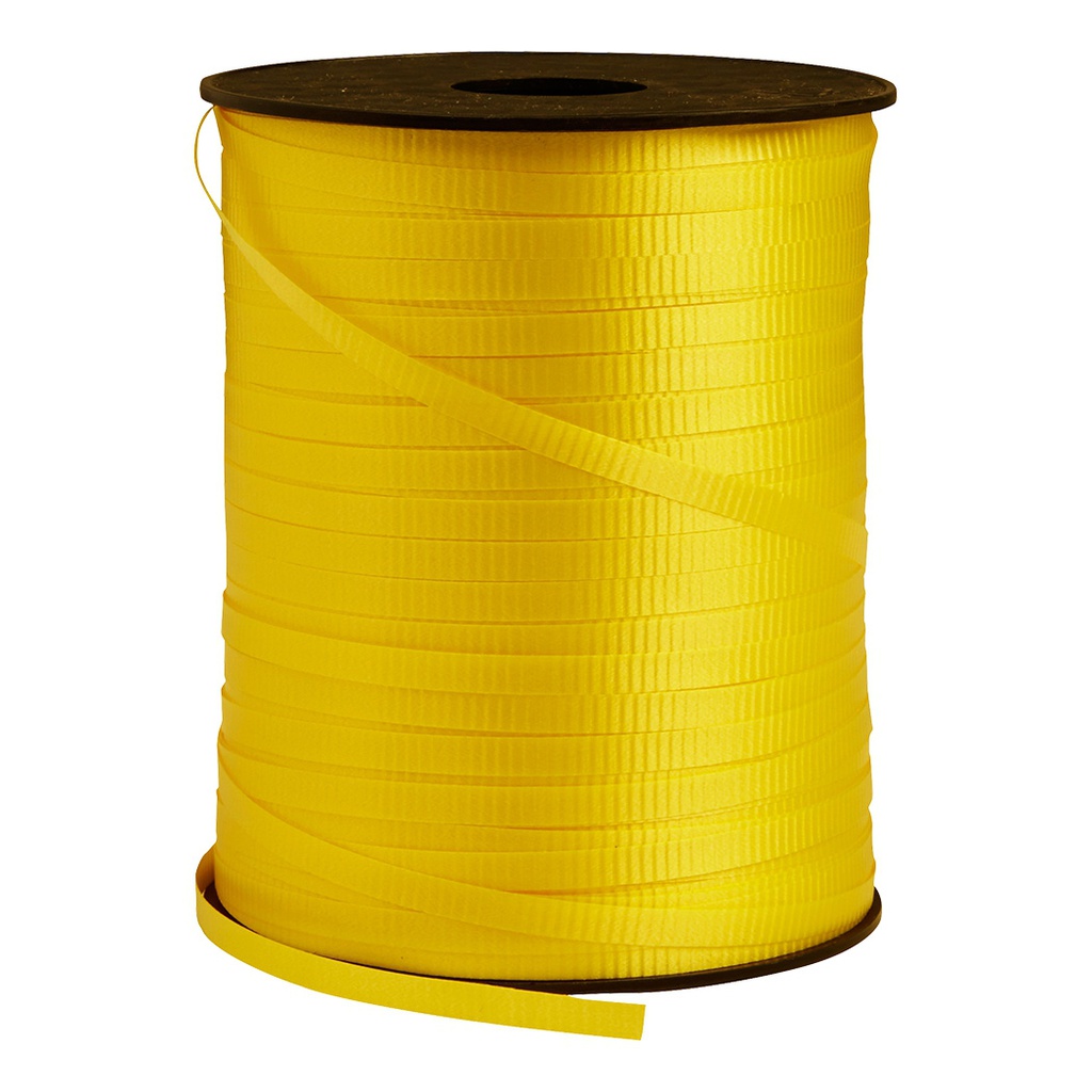 FS Crimped Ribbon 5mm x 500Y Spool Yellow