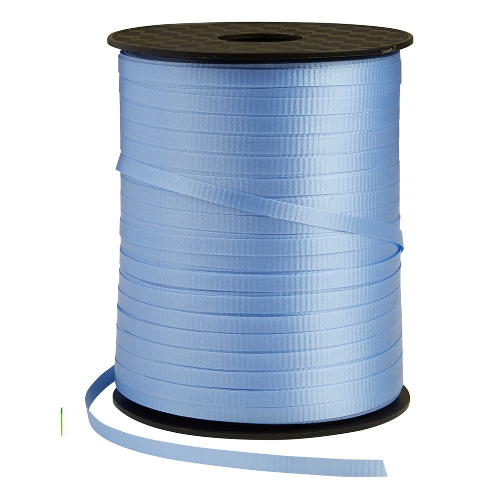 FS Crimped Ribbon 5mm x 500Y Spool Pastel Blue