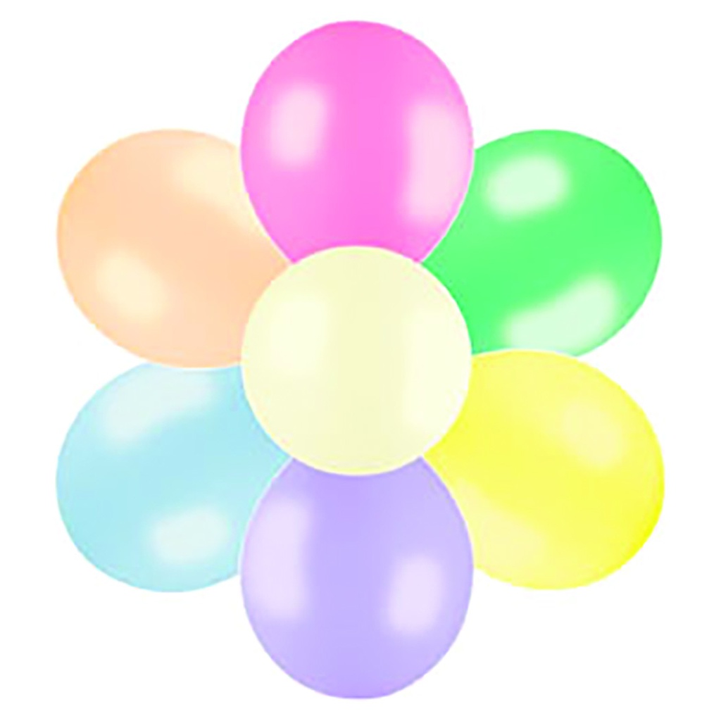Pearl Assorted 30cm Round Balloon 100pk