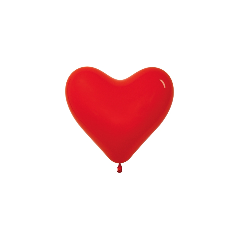 Fashion Red 12cm Heart Balloon 100pk