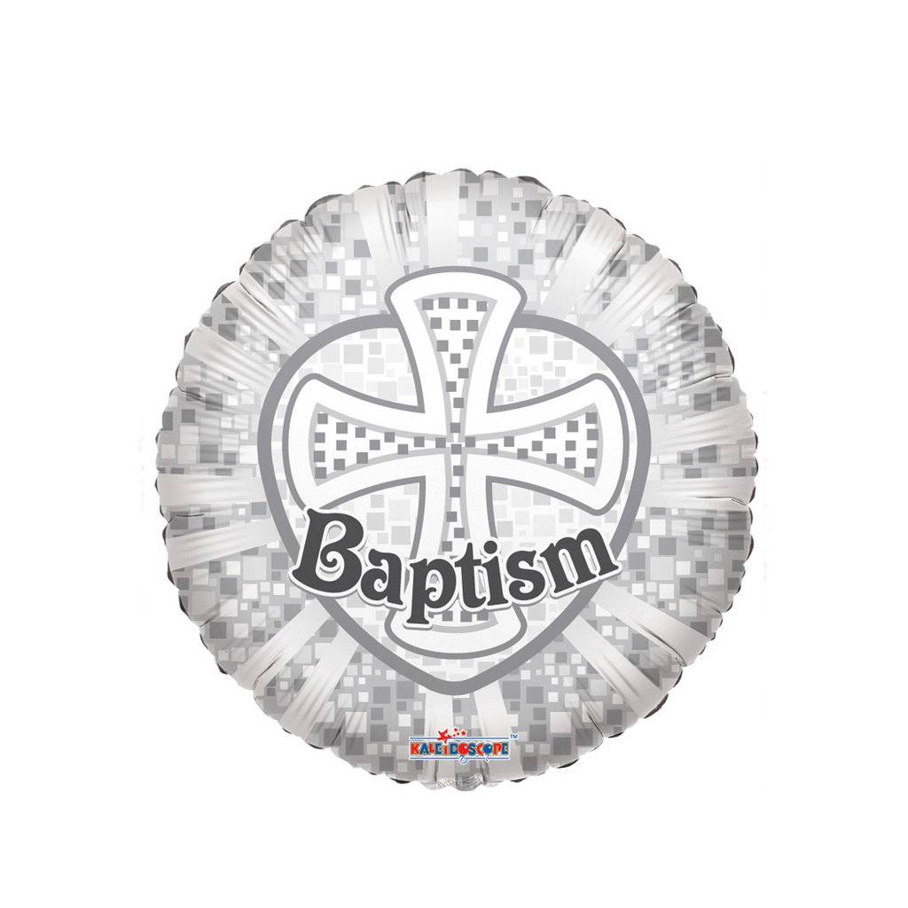 Baptism Silver Cross 18/45cm Rnd