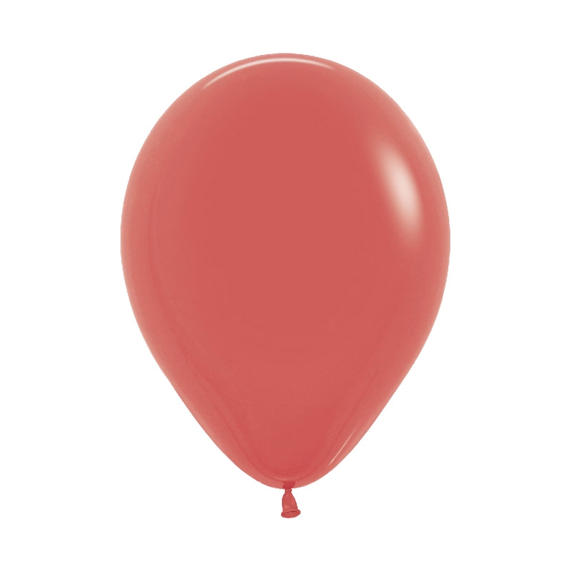 Fashion Coral 30cm Round Balloon 100pk (D)