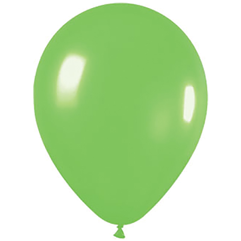 Matte Lime Green 30cm Round Balloon 18pk