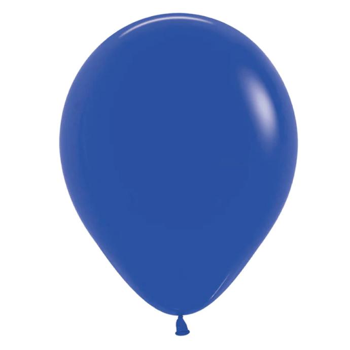 Matte Royal Blue 30cm Round Balloon 18pk