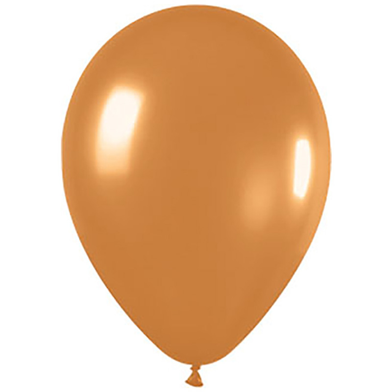 Shimmer Gold 30cm Round Balloon 18pk