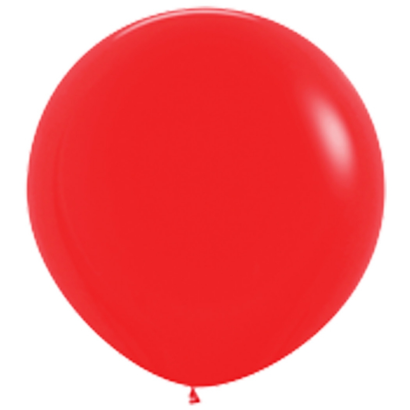 Matte Red 90cm Balloon 1pk