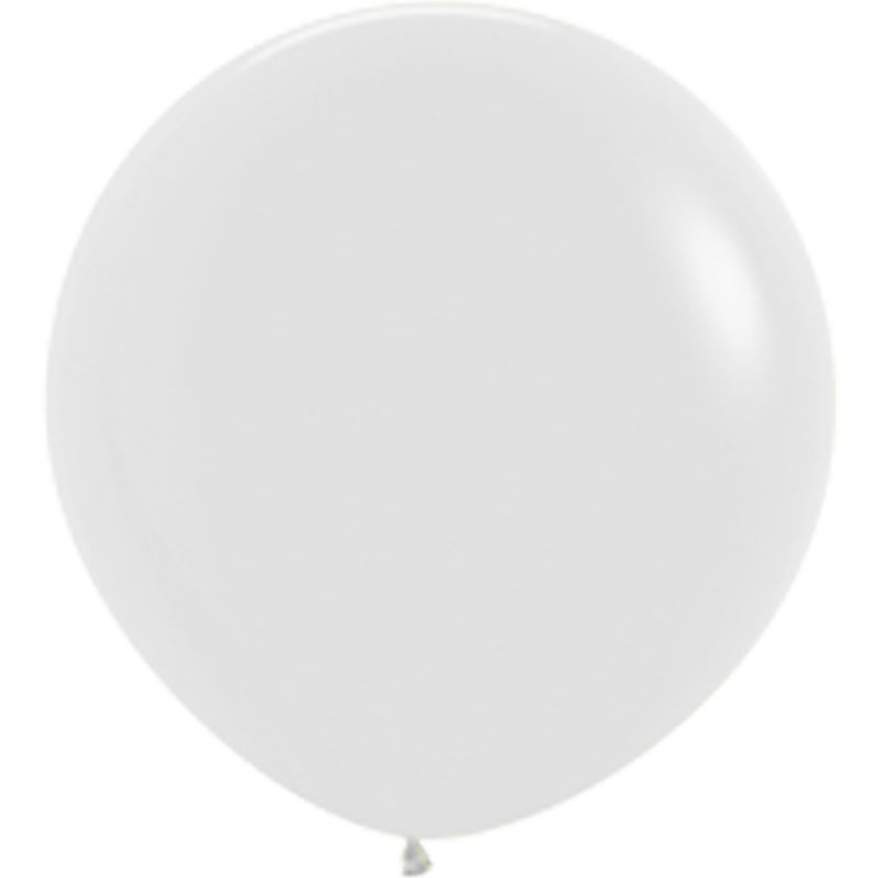 Matte White 90cm Balloon 1pk