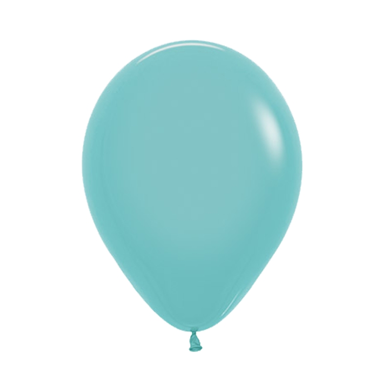 Fashion Aquamarine 30cm Round Balloon 100pk