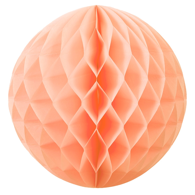 FS Honeycomb Ball Peach 35cm 1pk (D)