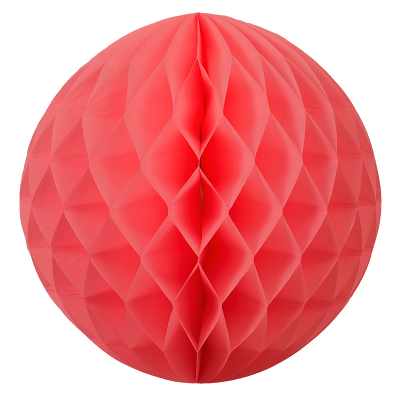 FS Honeycomb Ball Coral 35cm 1pk (D)