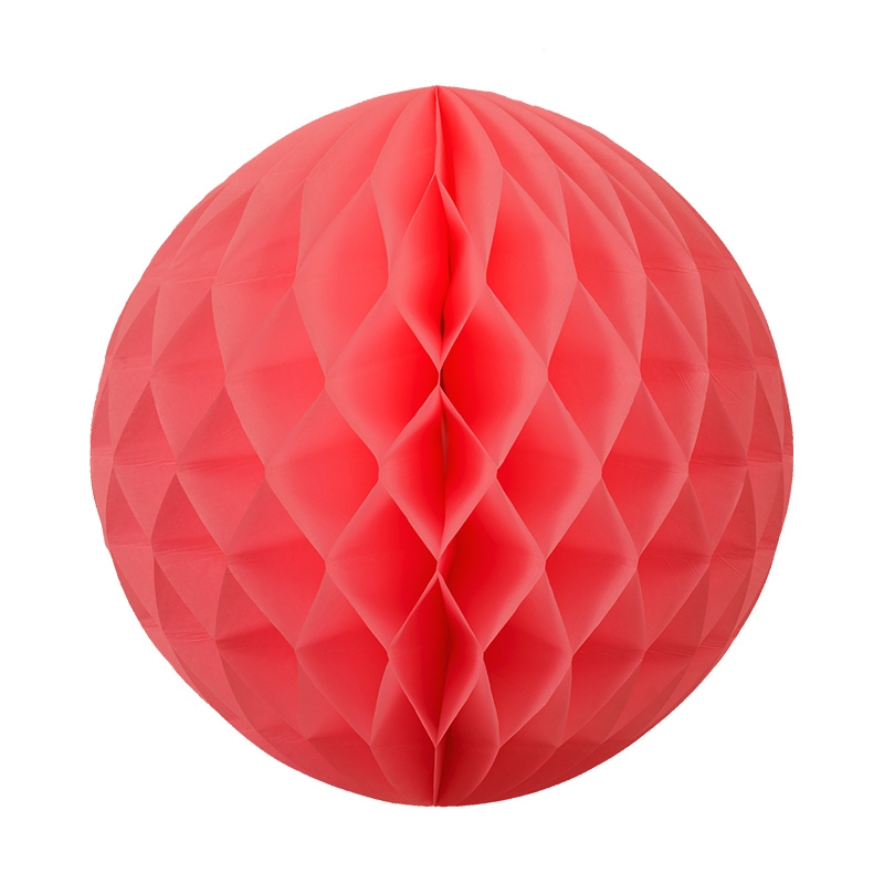 FS Honeycomb Ball Coral 25cm 1pk (D)