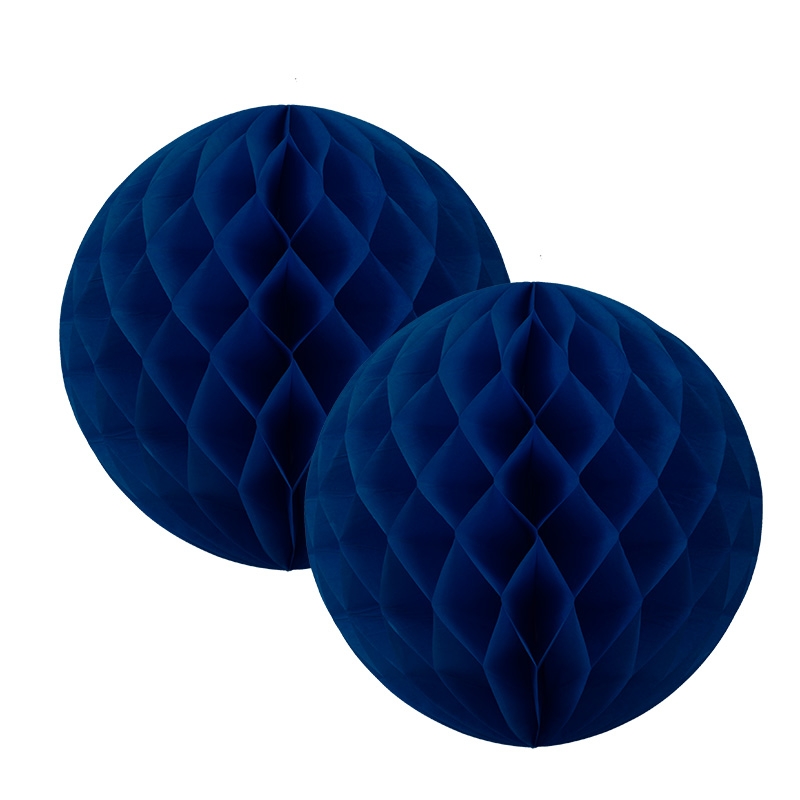 FS Honeycomb Ball Navy Blue 15cm 2pk