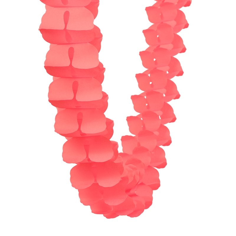 FS Honeycomb Garland Coral 4m 1pk