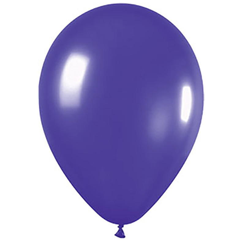 Matte Purple 30cm Round Balloon 18pk