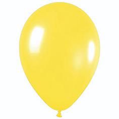 Shimmer Yellow 30cm Round Balloon 18pk