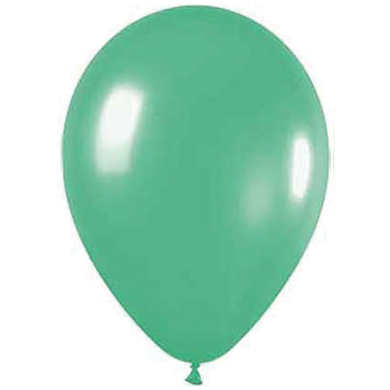 Shimmer Green 30cm Round Balloon 18pk