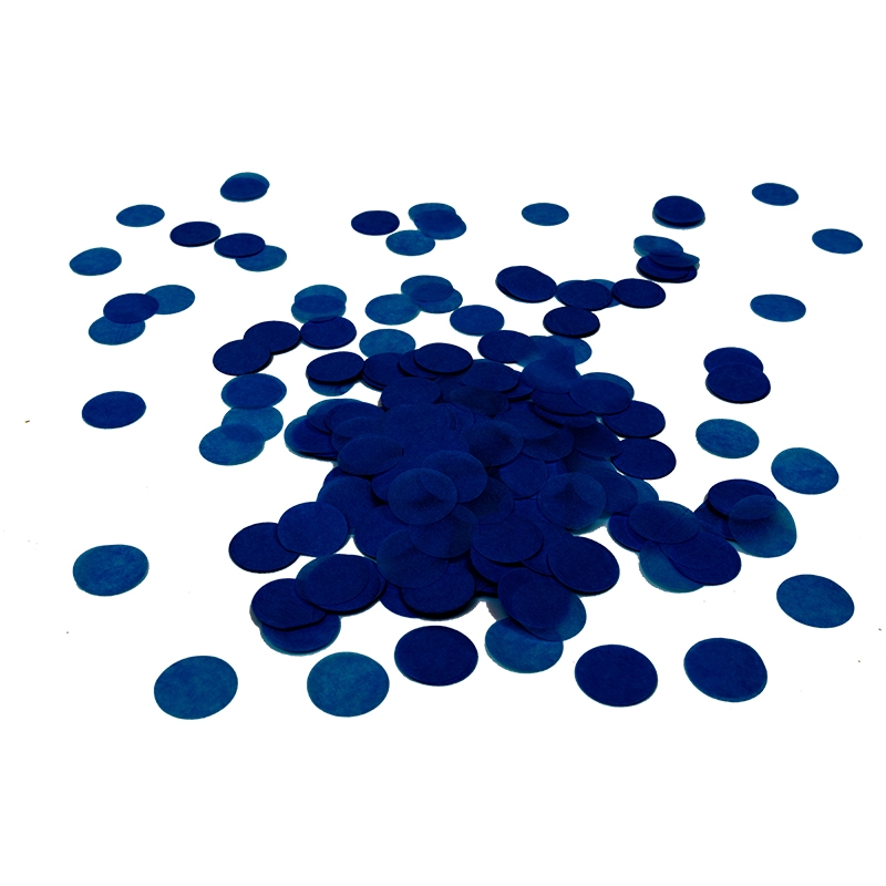 FS Round Paper Confetti Navy Blue 15g
