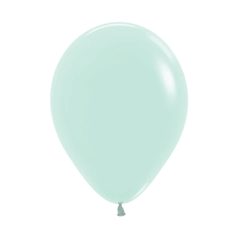 Matte Pastel Green 30cm Round Balloon 18pk