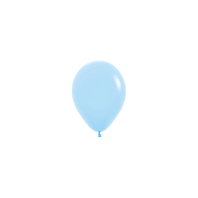 Pastel Blue 12cm Round Balloon 100pk