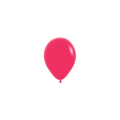 Fashion Raspberry 12cm Round Balloon 100pk