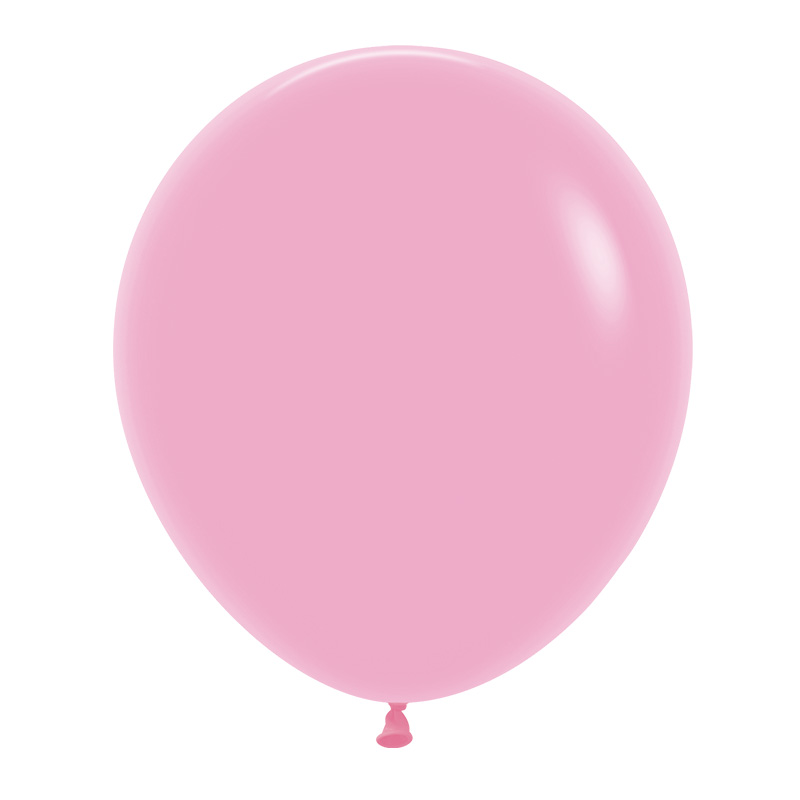 Matte Pink 45cm Round Balloons 6pk