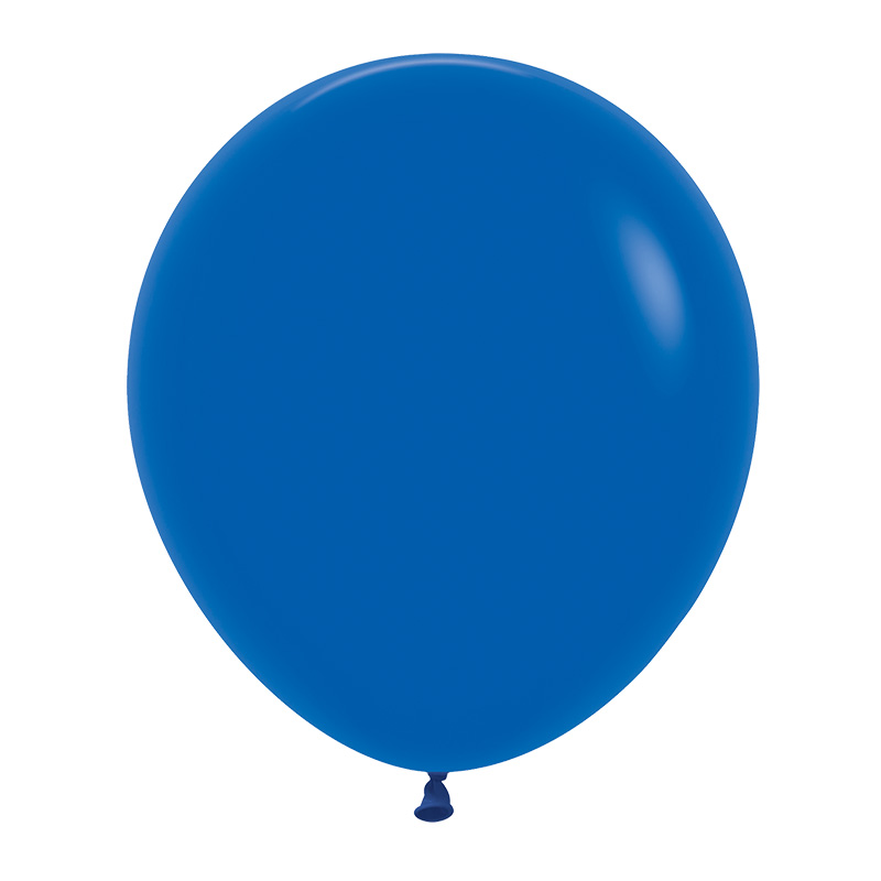 Matte Royal Blue 45cm Round Balloons 6pk