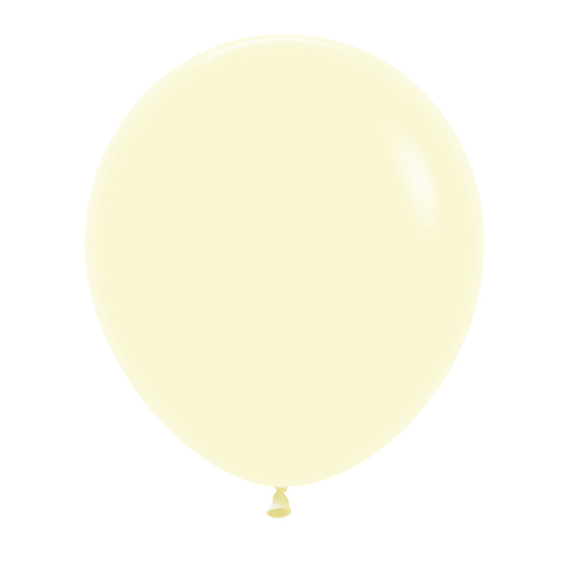 Matte Peach 45cm Round Balloons 6pk