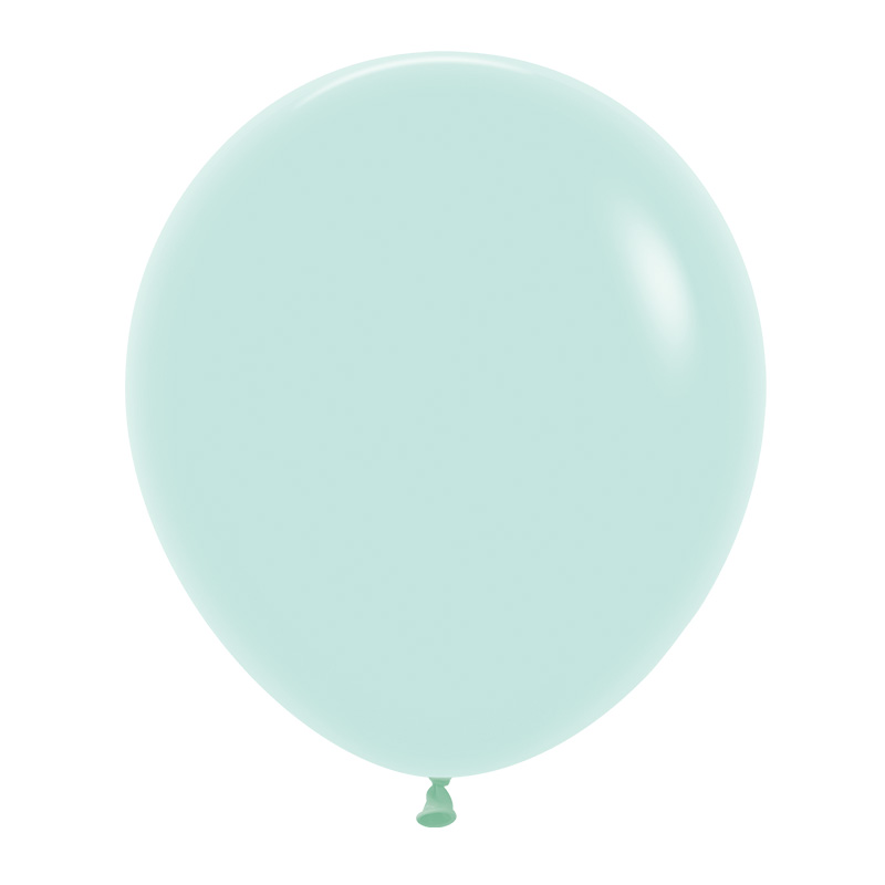 Matte Pastel Green 45cm Round Balloons 6pk