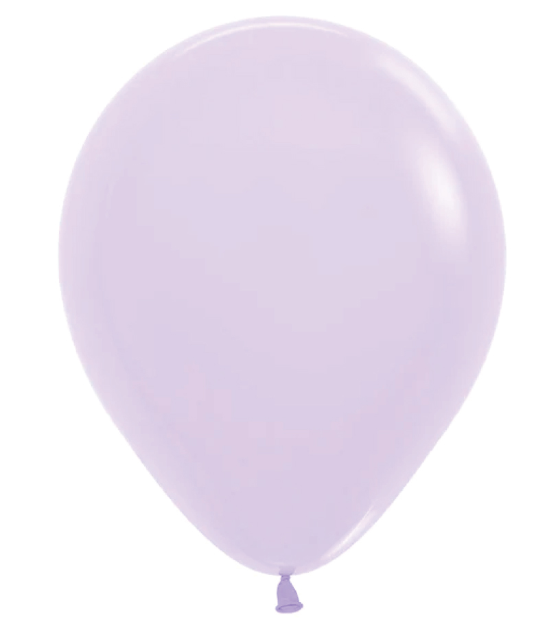 Matte Pastel Lilac 45cm Round Balloons 6pk